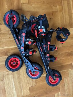 Skike VX Twin – terénní brusle skate+klasika - 10
