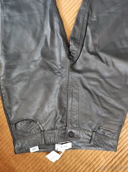 kalhoty kožené dámské nové, vel. 40 - 10