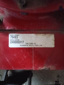 Snežná fréza na zahradní traktor TORO wheel horse - 10