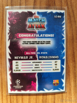Fotbalové kartičky Match Attax 2025/26 Hall of Fame , Lethal - 10