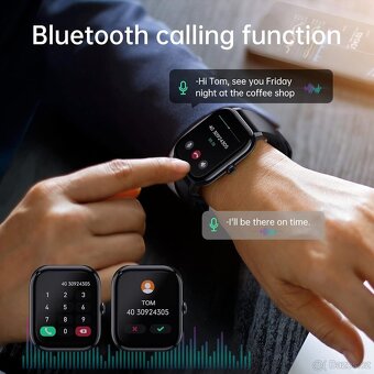 Chytré hodinky LLKBOHA P75 – 1,85" HD displej - 10