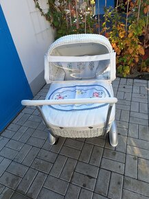 Retro proutěný kočárek Liberta pro dítě - 10