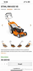 Benzínová sekačka STIHL RM 655 VS   MULČUJE I SEKÁ - 10