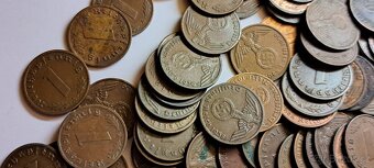 1 reichspfennig. Různé Ročníky 400 ks. - 10