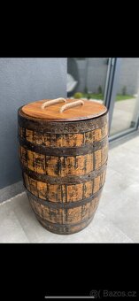 VELKÉ/MALÉ DŘEVĚNÉ DUBOVÉ SUDY NA DEŠŤOVOU VODU - 10