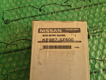 dekorativní ozdobné a ochranné lišty prahu Nissan Pulsar (C1 - 10