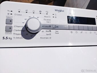Prodám dig.pračku zn.WHIRLPOOL-5,5 kg--ZDARMA DOVEZU--- - 10