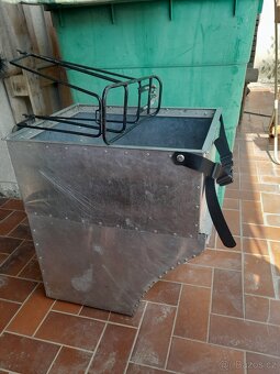 PŘEPRAVNÍ BOX PLECHOVÝ NA JÍZDNÍ KOLO+NOSIČ - 10