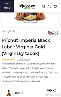 Nové tabakové arómy IMPERIA - 10
