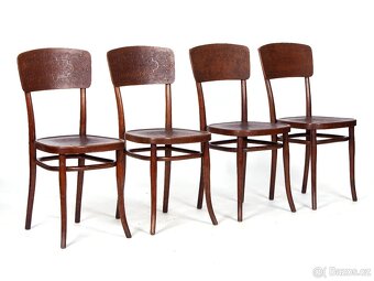 4x prvorepublikové židle original THONET. - 10