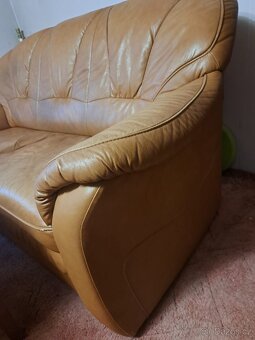 Prodám koženou sedací soupravu - 10