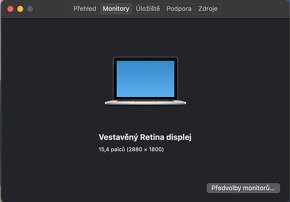 Macbook Pro Retina 15,4 palců - 10
