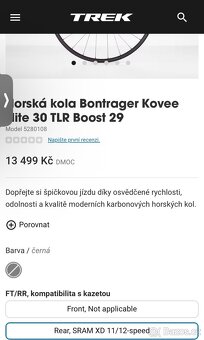 Zapletená kola závodní karbonová bontrager - 10