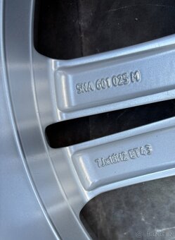 Originální ALU kola 5x112 VW Tiguan 235/55/18 TOP STAV - 10