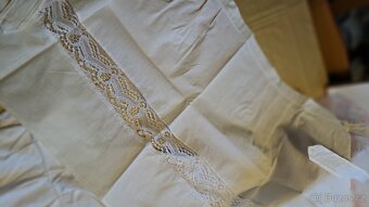 retro sbírka cukrářských zástěrek, krajkové límečky - 10