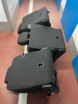 Druhá řada sedačky Transporter Caravelle T5 T6 dvoje šoupačk - 10