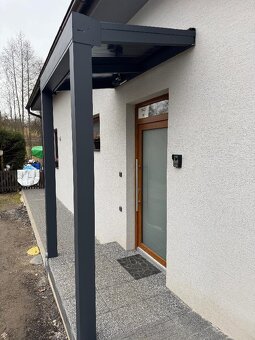 Hliníkový přístřešek nad vchodové dveře 150 x 110 - 10