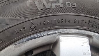 Kola Toyota + zimní pneu 165/70r14 - 10