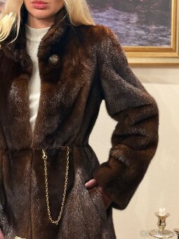 Luxusní norkový kožich - 10