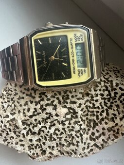 Retro hodinky mechanicke a quartz kombinace - 10
