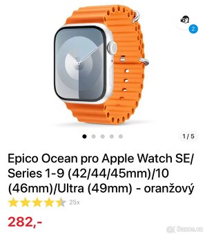 Apple Watch Ultra 2 Black - měsíc staré, 100% stav - 10