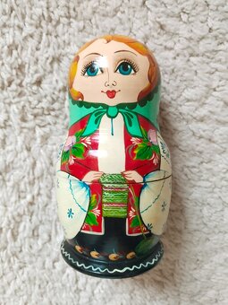 Matrjošky - dřevěná hračka, figurky, originál, z dedictvi - 10