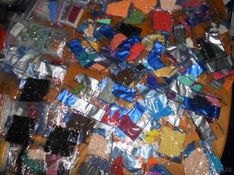 Sady flitrů na obrázky - nové + načaté + 3kusy obrázky-foto - 10