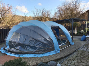 Zastřešení na oválný bazén typu Azuro, rozměry 6m x 4.5m - 10