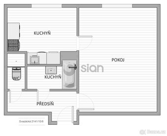 Podnájem bytu 1+1 38 m2, ul. Svazácká 2141/10, Ostrava - Záb - 10