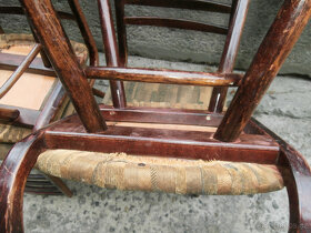 Židle 4 ks dřevěné ohýbané čalouněné RETRO za 1.000 kč - 10