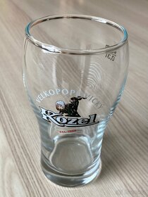 Pivní sklo - směs Kozel, Gambrinus, Budvar, Pilsner půllitr - 10