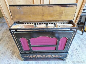 Velký starožitný píšťalový flašinet FRATI & Co., 1900 - 10