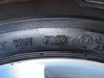 Original ALU kola Borbet 16" 7J ET40 zimní pneu 205/55/R16 - 10