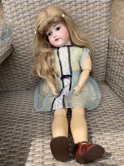 Starožitná kloubová panenka - A. M. - 63cm - 10