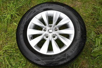Alu kola 16 Castor Karoq + letní pneu Continental - 10