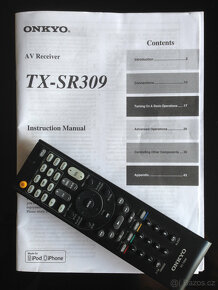 Onkyo TX-SR309 5.1 160 W 3D HDMI, USB AV receiver, DO, návod - 10
