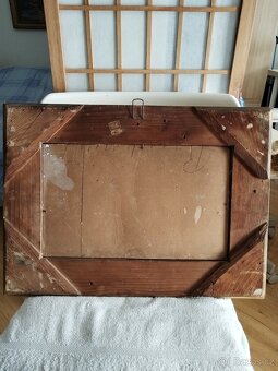 obraz KRAJINA S ČERVENÝM MOSTEM, olej, Bořivoj Žufan - 10