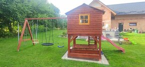 Domeček pro děti dřevěný Middle s montáží a dovozem ČR i SR - 10
