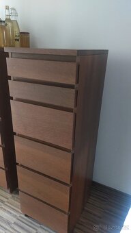 komoda Ikea Malm se zrcadlem 123xcm x 40cm x 48cm - 10