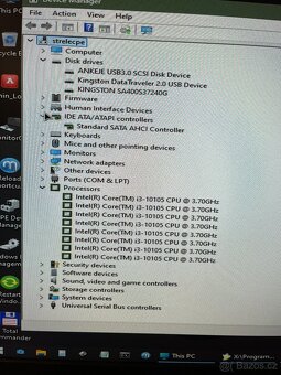 Čistý, nevyužívaný rychlý PC Gigabyte H410M+i3-10105+8GB+SSD - 10