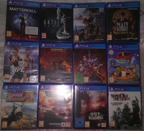 Hry pro Playstation 4. PS4/PS5 hry viz seznam. Brno, pošta - 10