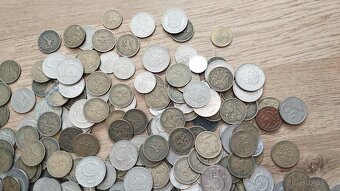 2kg československé mince, 445ks konvolut minci - 10