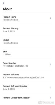 Značkový robotický vysavač iRobot Roomba Combo 1138 - 10