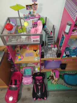 Velký dřevěný barbie domeček - 10
