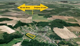 Prodej stavebního pozemku 1172 m2 v Oleksovicích, ok. Znojmo - 10