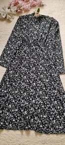 Shein květinové midi šaty s dlouhými rukávy - 10