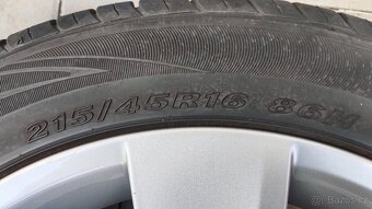 ALU SADA ŠKODA FABIA, RAPID, SCALA 16" + LETNÍ PNEU - 10