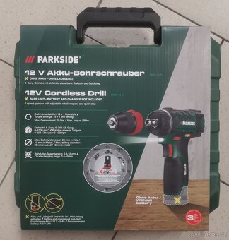 Aku šroubovák a utahovák Parkside s baterií a nabíječkou - 10