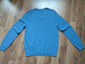 Nový pánský bavlněný svetr C&A do "V" - L - 10