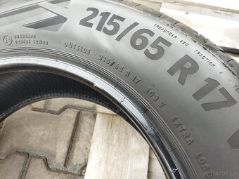 215/65/17 zánovní letní pneu continental ecocontact 6 - 10